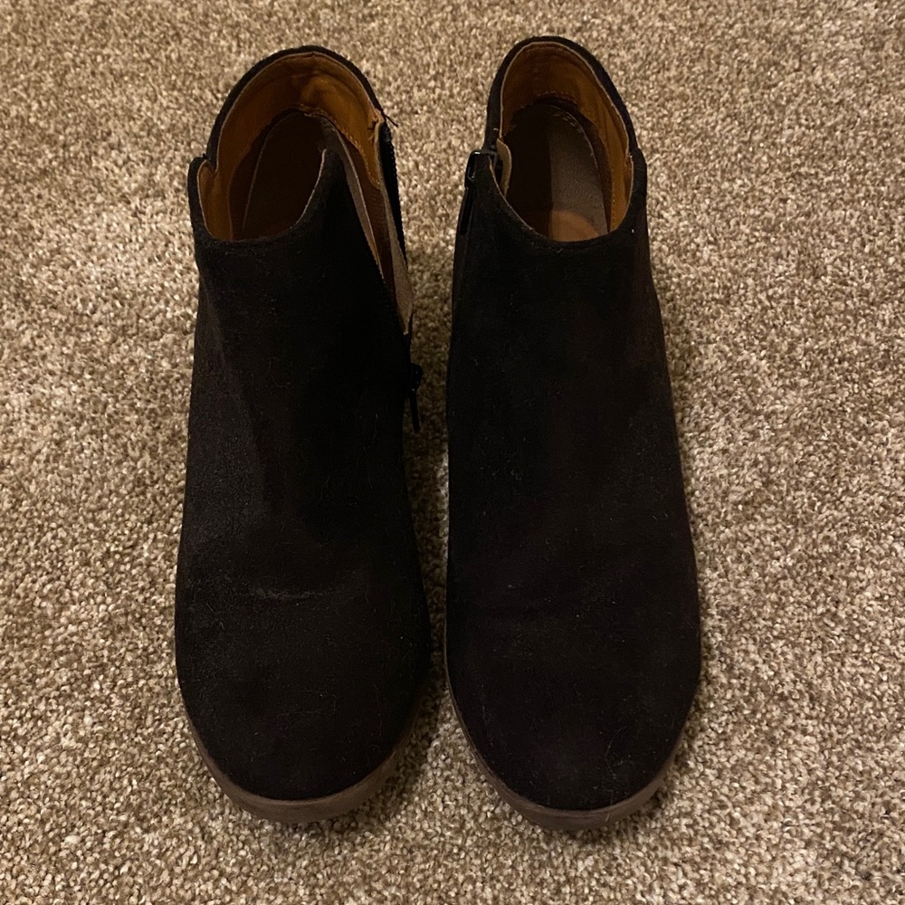 Black Suede Ankle Boots